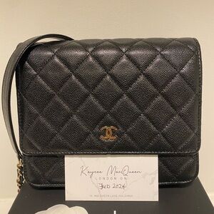 Chanel Caviar Quilted WOC like new condition